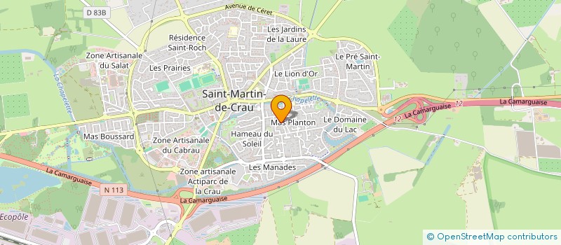 localisation de l'entreprise MONSIEUR CLAUDE DESCHAMPS à SAINT-MARTIN-DE-CRAU