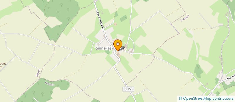 localisation de l'entreprise MONSIEUR CLAUDE DESGROUSILLIERS  SAINS-LES-FRESSIN