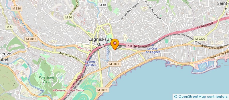 localisation de l'entreprise MONSIEUR CLAUDE DESPLANTES à CAGNES-SUR-MER