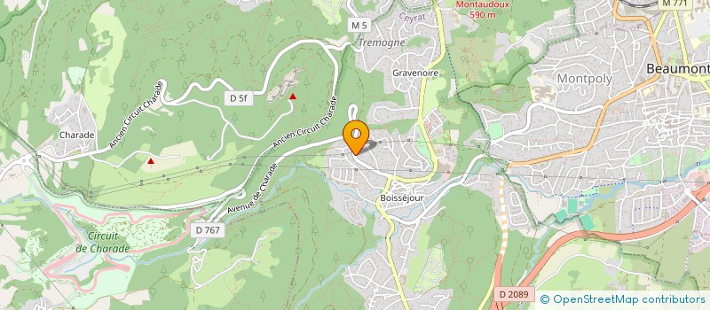 localisation de l'entreprise MONSIEUR CLAUDE DESPLECHAIN à CEYRAT