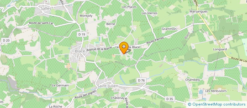 localisation de l'entreprise MONSIEUR CLAUDE DESSALLES  BLACE