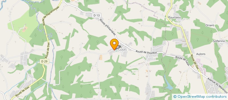 localisation de l'entreprise MONSIEUR CLAUDE DESSARPS  GAAS