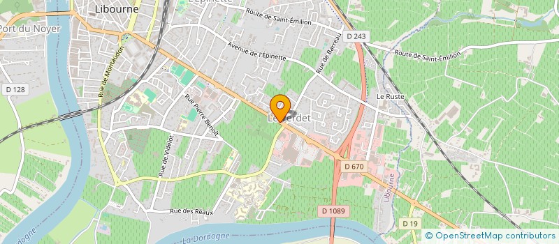 localisation de l'entreprise MONSIEUR CLAUDE DESSIS à LIBOURNE