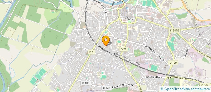 localisation de l'entreprise MONSIEUR CLAUDE DESTRIBATS à DAX