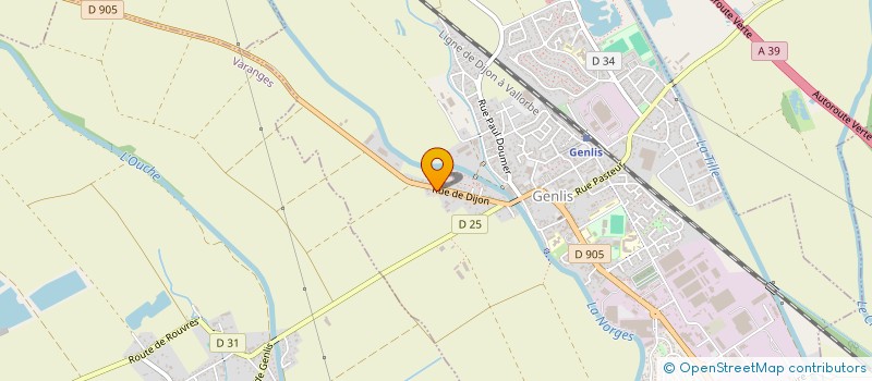 localisation de l'entreprise MONSIEUR CLAUDE DEVAUX  GENLIS