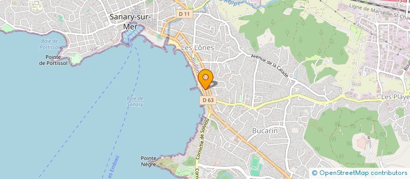 localisation de l'entreprise MONSIEUR CLAUDE DEVILLE à SIX-FOURS-LES-PLAGES