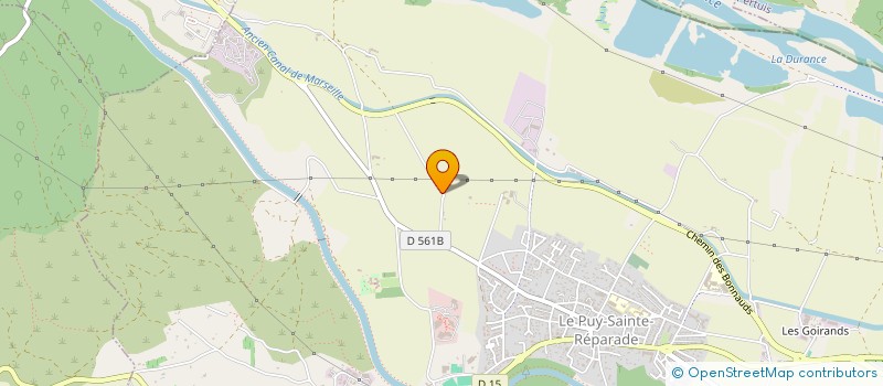 localisation de l'entreprise MONSIEUR CLAUDE DHAINE  LE PUY-SAINTE-REPARADE