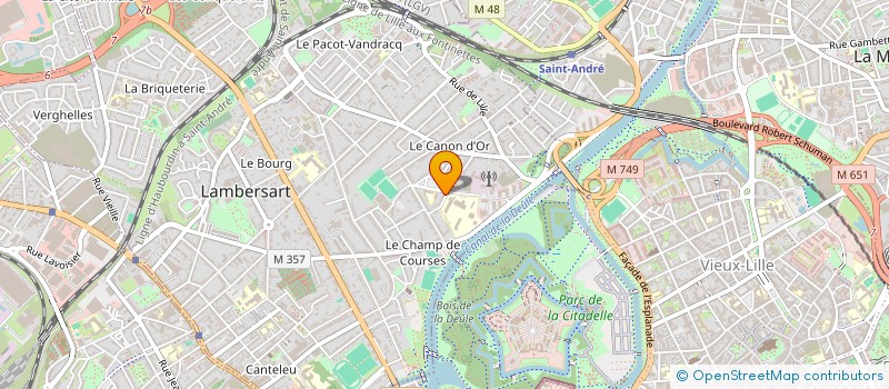 localisation de l'entreprise MONSIEUR CLAUDE DHONDT à LAMBERSART