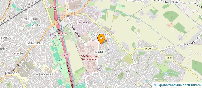 localisation de l'entreprise MONSIEUR CLAUDE DI NOLFO  BALMA