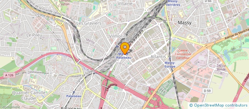 localisation de l'entreprise MONSIEUR CLAUDE DI SOTTO  MASSY