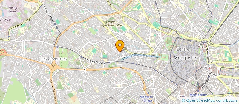 localisation de l'entreprise MONSIEUR CLAUDE DIACONO à MONTPELLIER