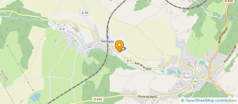 localisation de l'entreprise MONSIEUR CLAUDE DIDIER à XERTIGNY