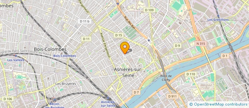 localisation de l'entreprise MONSIEUR CLAUDE DIES à ASNIERES-SUR-SEINE