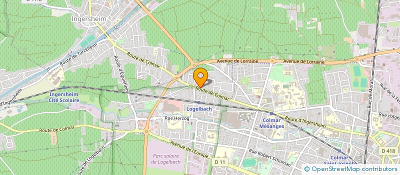 localisation de l'entreprise MONSIEUR CLAUDE DIETRICH  INGERSHEIM