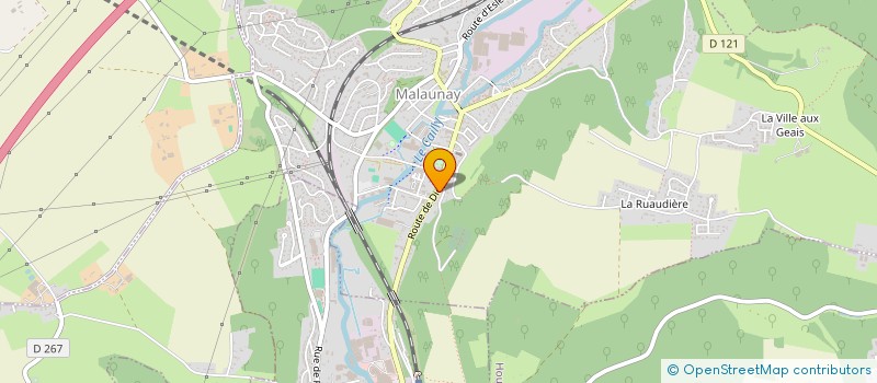 localisation de l'entreprise MONSIEUR CLAUDE DIEUTRE  MALAUNAY