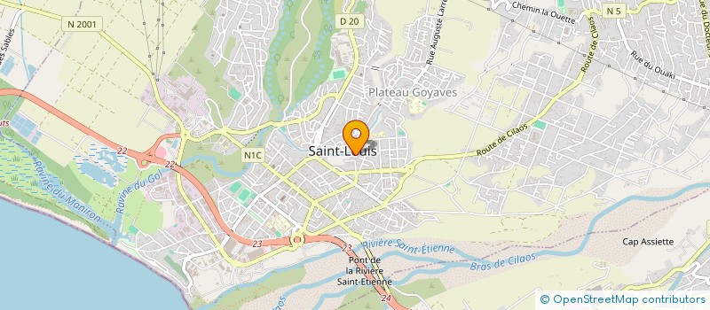 localisation de l'entreprise MONSIEUR CLAUDE DIJOUX  SAINT-LOUIS