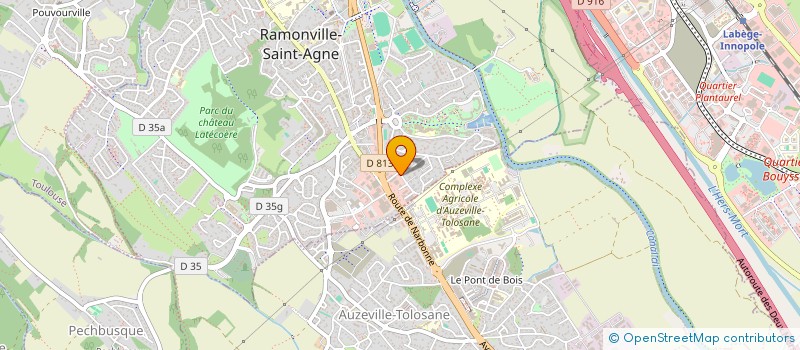 localisation de l'entreprise MONSIEUR CLAUDE DINGREVILLE à RAMONVILLE-SAINT-AGNE