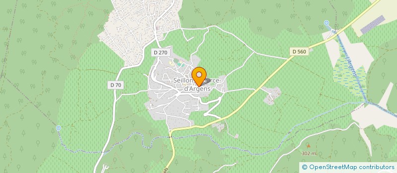 localisation de l'entreprise MONSIEUR CLAUDE DOLBEAU  SEILLONS-SOURCE-D'ARGENS