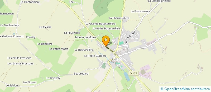 localisation de l'entreprise MONSIEUR CLAUDE DORDOIGNE à CETON