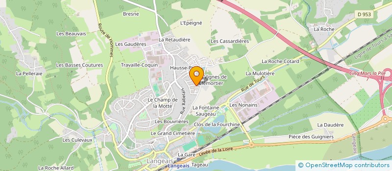 localisation de l'entreprise MONSIEUR CLAUDE DOROTTE  LANGEAIS
