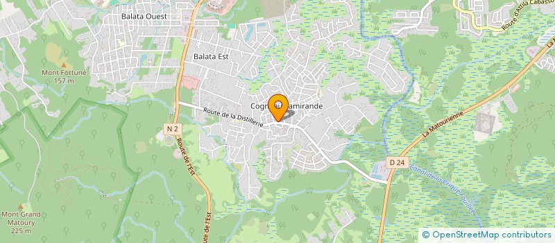 localisation de l'entreprise MONSIEUR CLAUDE DORVILIEN  MATOURY