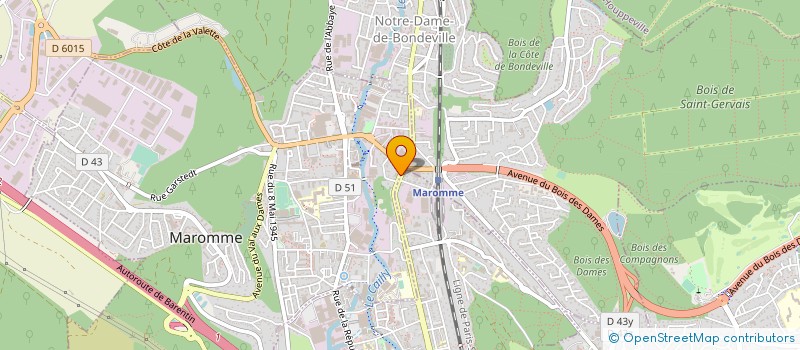 localisation de l'entreprise MONSIEUR CLAUDE DOUBET  MAROMME