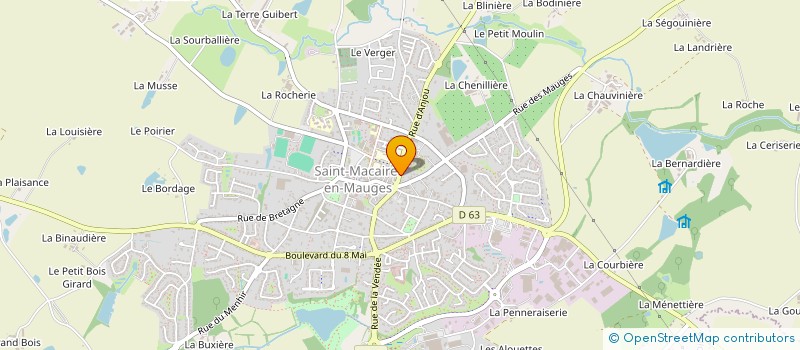 localisation de l'entreprise MONSIEUR CLAUDE DOUILLARD  SEVREMOINE