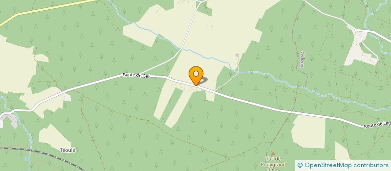 localisation de l'entreprise MONSIEUR CLAUDE DOUSSAN  YGOS-SAINT-SATURNIN