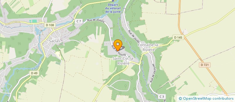 localisation de l'entreprise MONSIEUR CLAUDE DOUTE  SAINT-CYR-LA-RIVIERE