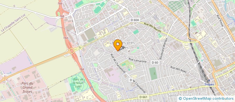 localisation de l'entreprise MONSIEUR CLAUDE DRAVIGNY  LES NOES-PRES-TROYES