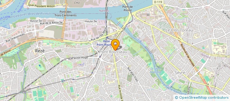 localisation de l'entreprise MONSIEUR CLAUDE DROMAIN  REZE