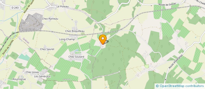 localisation de l'entreprise MONSIEUR CLAUDE DROUILLARD  SAINT-ANDRE-DE-LIDON