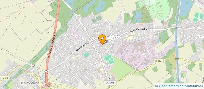 localisation de l'entreprise MONSIEUR CLAUDE DRUCKE à WINGLES