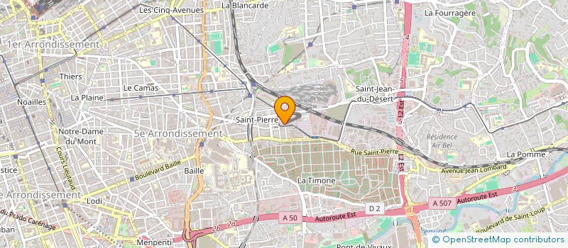 localisation de l'entreprise MONSIEUR CLAUDE DRUJON à MARSEILLE