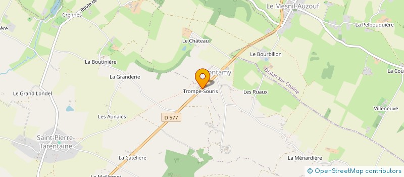 localisation de l'entreprise MONSIEUR CLAUDE DUBET  SOULEUVRE EN BOCAGE