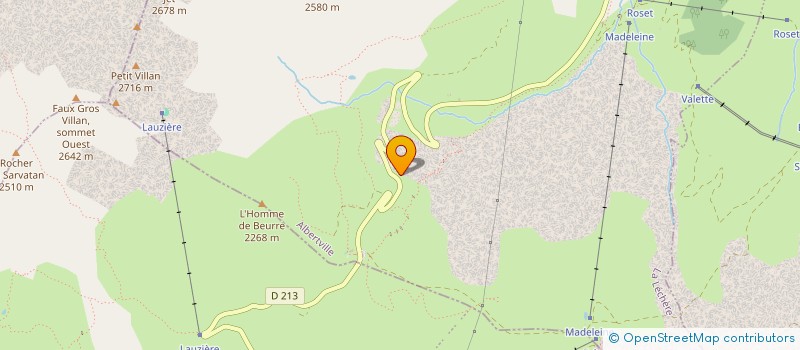 localisation de l'entreprise MONSIEUR CLAUDE DUBLANCHET  LES AVANCHERS-VALMOREL