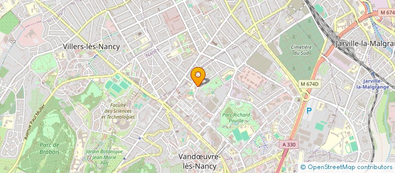 localisation de l'entreprise MONSIEUR CLAUDE DUBOIS  VANDUVRE-LES-NANCY