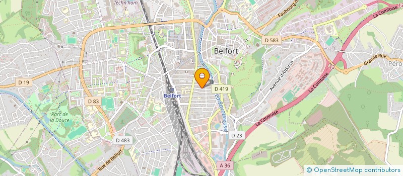localisation de l'entreprise MONSIEUR CLAUDE DUBUISSON à BELFORT