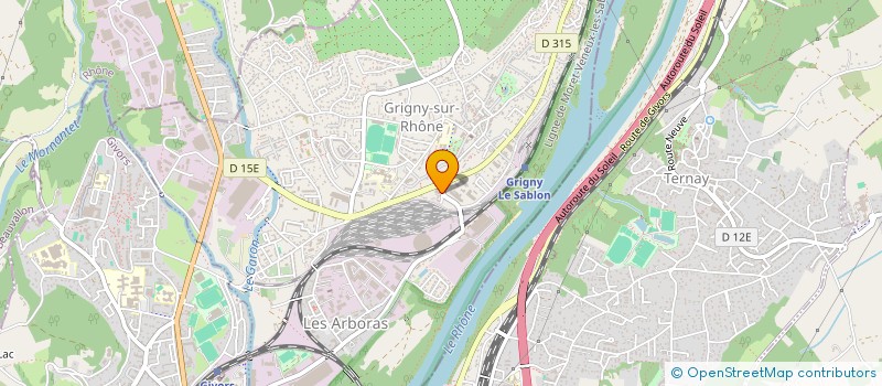 localisation de l'entreprise MONSIEUR CLAUDE DUBUT  GRIGNY