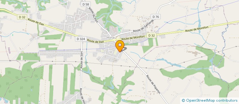 localisation de l'entreprise MONSIEUR CLAUDE DUCAZAUX  SORT-EN-CHALOSSE