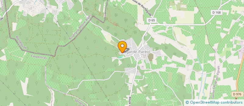 localisation de l'entreprise MONSIEUR CLAUDE DUCOR  SAINTE-CECILE-LES-VIGNES