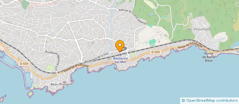 localisation de l'entreprise MONSIEUR CLAUDE DUEE  SAINT-RAPHAEL