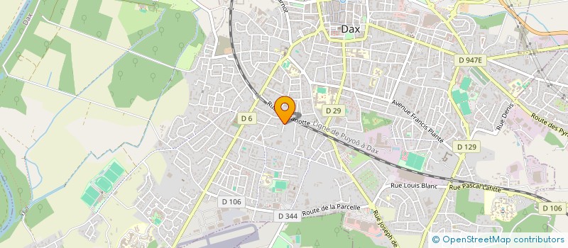 localisation de l'entreprise MONSIEUR CLAUDE DUFFAR  DAX