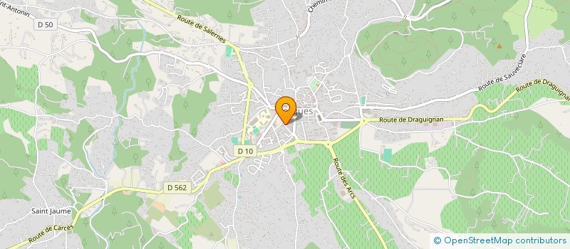 localisation de l'entreprise MONSIEUR CLAUDE DUFOUR  LORGUES