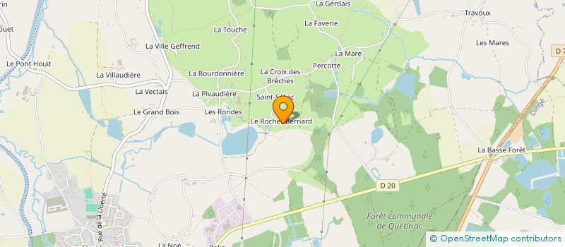localisation de l'entreprise MONSIEUR CLAUDE DUHAMELLE à QUEBRIAC