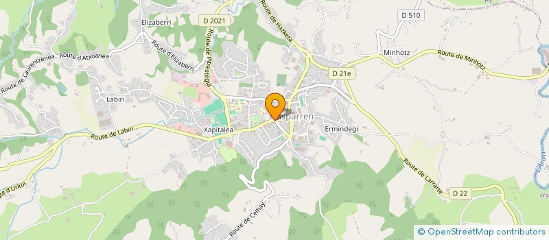 localisation de l'entreprise MONSIEUR CLAUDE DUHART à HASPARREN