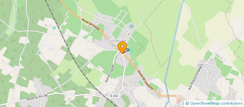 localisation de l'entreprise MONSIEUR CLAUDE DUHET  BEGADAN