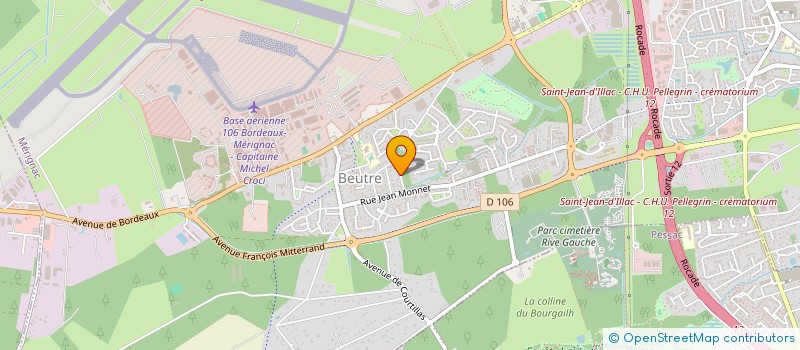 localisation de l'entreprise MONSIEUR CLAUDE DULAURENS à MERIGNAC