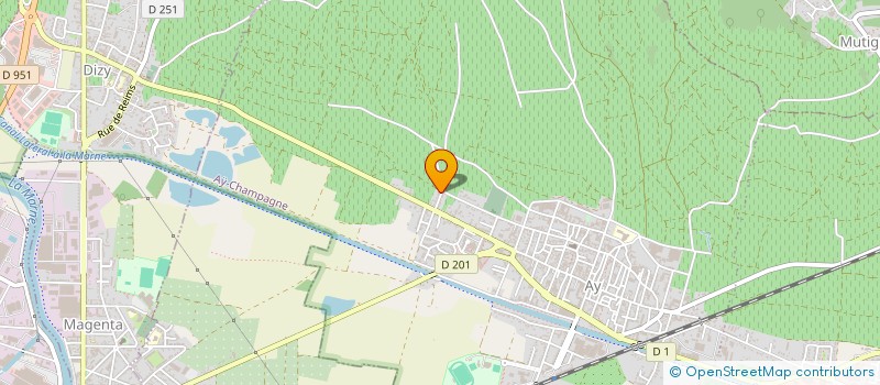 localisation de l'entreprise MONSIEUR CLAUDE DUMANGE  AY-CHAMPAGNE