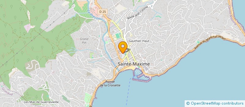 localisation de l'entreprise MONSIEUR CLAUDE DUMAS à SAINTE-MAXIME